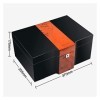 Boîtes À Cigares, Cave À Cigares de Bureau, Boîte de Rangement En Cèdre, Conception Bien Scellée Avec Plateau Et Séparateur R