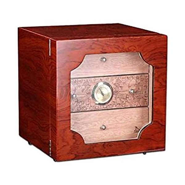 Boîtes À Cigares, Cave À Cigares de Capacité, Armoire À Cigares Portable en Cèdre Hydratant, Boîte À Cigares