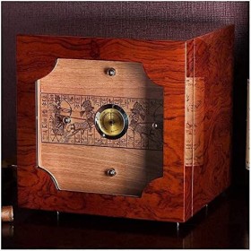 Boîtes À Cigares, Cave À Cigares de Capacité, Armoire À Cigares Portable en Cèdre Hydratant, Boîte À Cigares