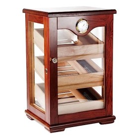 Boîtes À Cigares, Caves À Cigares,S Caves À Cigares, Cave À Cigares Transparente Avec Hygromètre, Humidificateur, Boîte de Bu