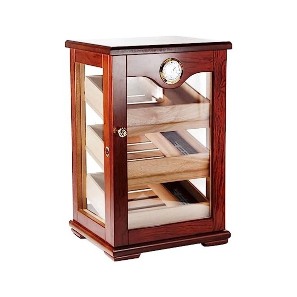 Boîtes À Cigares, Caves À Cigares,S Caves À Cigares, Cave À Cigares Transparente Avec Hygromètre, Humidificateur, Boîte de Bu