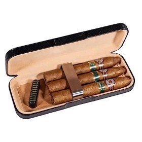 Boîtes À Cigares, Caves À Cigares Élégantes, Finition en Cuir, Boîte À Cigares de Voyage, Boîte À Cigares Doublée de Cèdre, P