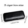 Boîtes À Cigares, Caves À Cigares Élégantes, Finition en Cuir, Boîte À Cigares de Voyage, Boîte À Cigares Doublée de Cèdre, P