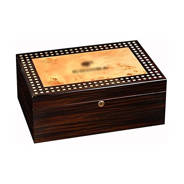 Boîtes À Cigares, Boîte À Cigares, Armoire À Cigares, Bois de Cèdre, Capacité, Peinture de Piano, Boîte À Cigares, Boîte Déco