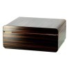 adorini Novara Humidor boîte à cigares de Luxe pour Stocker Environ. 75 cigares en ébène Brun