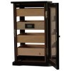 GERMANUS Marques Humidor Armoire « Icosia » avec hygromètre Cristal humidificateur Cave à Cigares