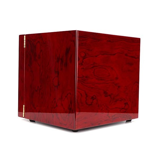 Cave À Cigares, Humidor avec PlaquÉ or IntÉgrÉ HygromÈtre et Humidifier 4 Tiroirs Étui À Cigare BoÎte À Cigares en Bois de CÈ