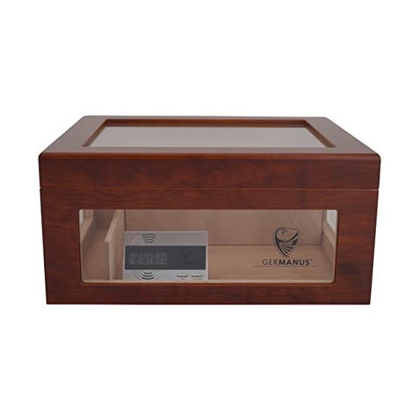 GERMANUS Cave à cigares ORO avec fenêtre Marron 193