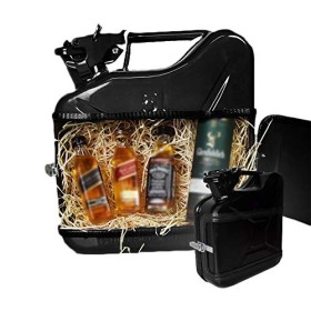mikamax 0 Jerrycan Whiskey Bar 5L, Métal, Noir, Grande