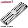 silberkanne Cuba Étui à cigares plaqué Argent pour Deux cigares 17 x 6 x 3,5 cm
