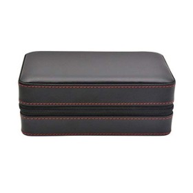 Boîtes À Cigares, Caves À Cigares, Boîte À Cigarettes Doublée de Cèdre, Boîte À Cigarettes En Cuir Portable de Voyage, Boîte-