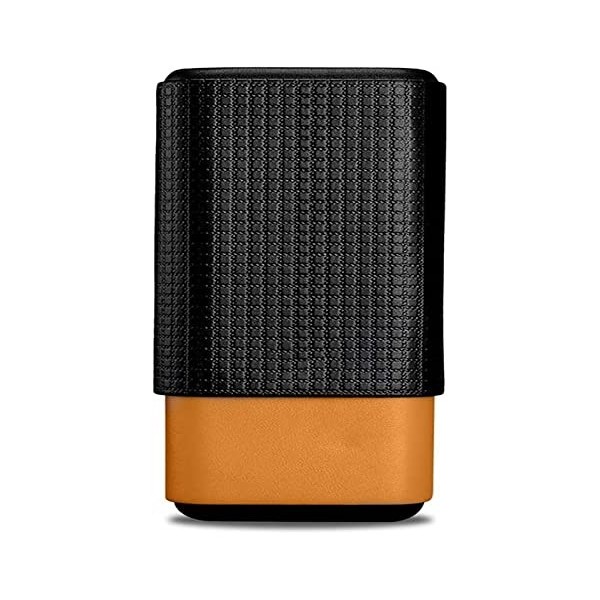 Boîtes À Cigares, Boîtier de Cigare Boîte de Cigares Humidor Cigar Humidor, Boîte À LHumidor En Cuir, Bois de Cèdre, Portabl