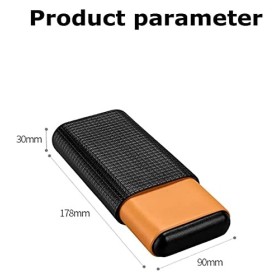 Boîtes À Cigares, Boîtier de Cigare Boîte de Cigares Humidor Cigar Humidor, Boîte À LHumidor En Cuir, Bois de Cèdre, Portabl