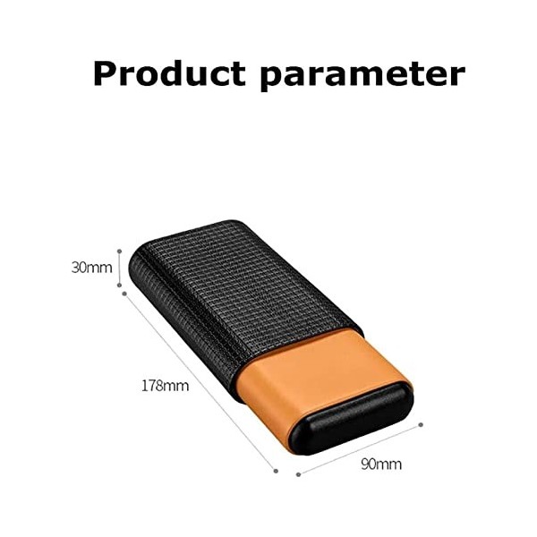 Boîtes À Cigares, Boîtier de Cigare Boîte de Cigares Humidor Cigar Humidor, Boîte À LHumidor En Cuir, Bois de Cèdre, Portabl