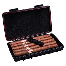 Boîtes À Cigares, Cigare Boîtier Cigare Box Voyage Cigare Humidor Case Crushoproproof Cigar Humidor Cèdre Boîte de Cigares Im