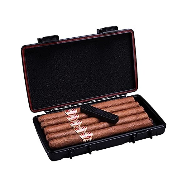Boîtes À Cigares, Cigare Boîtier Cigare Box Voyage Cigare Humidor Case Crushoproproof Cigar Humidor Cèdre Boîte de Cigares Im