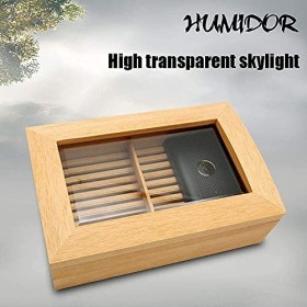 Boîtes À Cigares, Boîte À Cigares de Luxe sans Peinture, Cave À Cigares en Cèdre Pur Écologique, Armoire À Cigares de Capacit