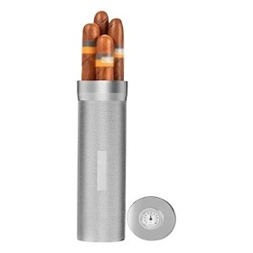 Boîtes À Cigares, Caves À Cigares Cylindriques, Caves À Cigares Scellées, Étui À Cigares en Alliage DAluminium, Cave À Cigar