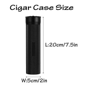 Boîtes À Cigares, Caves À Cigares Cylindriques, Caves À Cigares Scellées, Étui À Cigares en Alliage DAluminium, Cave À Cigar