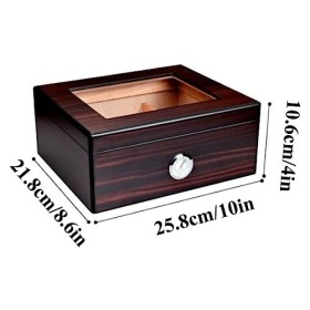 Boîtes À Cigares, Caves À Cigares, Caves À Cigares de Stockage À Double Zavec Humidificateur Et Hygromètre, Étui À Cigares Po