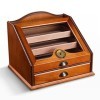 Boîtes À Cigares, Caves À Cigares, Boîte Nourrissante Pour Cigares, Cèdre, Stockage À 3Ux, Capacité de 100 Pièces/Brun/33 * 2