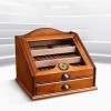 Boîtes À Cigares, Caves À Cigares, Boîte Nourrissante Pour Cigares, Cèdre, Stockage À 3Ux, Capacité de 100 Pièces/Brun/33 * 2