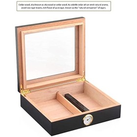 Boîtes À Cigares, Caves À Cigares, Cave À Cigares en Cèdre, Boîte À Cigares de Voyage, Étui À Cigares Portable, Humidificateu