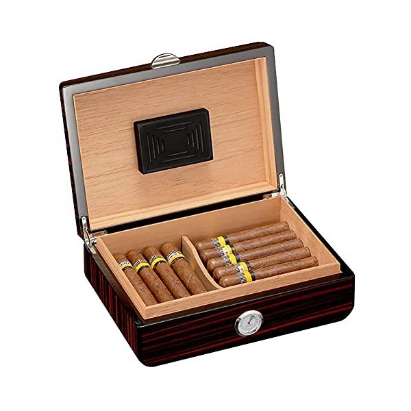 Boîtes À Cigares, Caves À Cigares, Boîte À Cigares, Cave À Cigares Finition Ébène, Boîte À Cigares en Cèdre Faite À La Main a