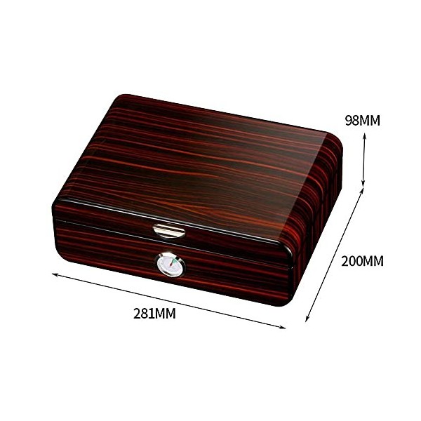 Boîtes À Cigares, Caves À Cigares, Boîte À Cigares, Cave À Cigares Finition Ébène, Boîte À Cigares en Cèdre Faite À La Main a