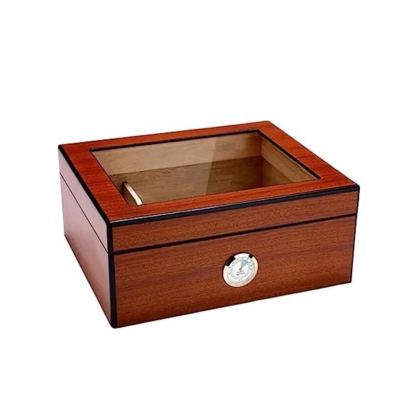 Boîtes À Cigares, Caves À Cigares Cave À Cigares en Cèdre Humidificateurs À Cigares Humidificateur avec Hygromètre Boîte de B