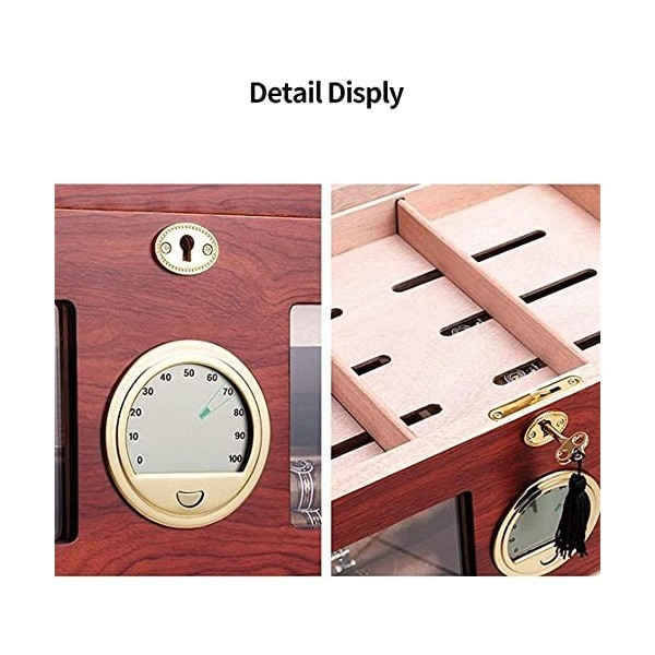 Boîtes À Cigares, Caves À Cigares, Ensemble pour Fumer/Accessoires pour Cigares, Boîte Hydratante en Cèdre, Armoire À Cigares