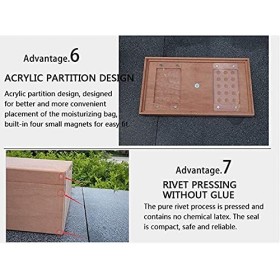 Boîtes À Cigares, Caves À Cigares, Accessoires pour Cigares Boîte À Cigares en Cèdre sans Peinture Armoire À Cigares Boîte À 