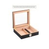 Boîtes À Cigares, Caves À Cigares, Boîte À Cigares de Voyage en Cèdre, Étui À Cigares Portable, Humidificateur, Hygromètre, B
