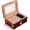 Boîtes À Cigares, Caves À Cigares, Cave À Cigares, Cave À Cigares en Cèdre, Capacité, Double Couche, Boîte Hydratante, Étui À