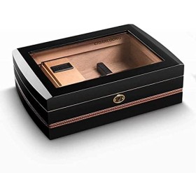 Boîtes À Cigares, Cave À Cigares, Boîte À Cigares en Cèdre, Armoire À Cigares Portable en Pin, Capacité, Légère, Voyage en Bo