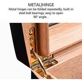 Boîtes À Cigares, Cave À Cigares, Boîte À Cigares en Cèdre, Armoire À Cigares Portable en Pin, Capacité, Légère, Voyage en Bo