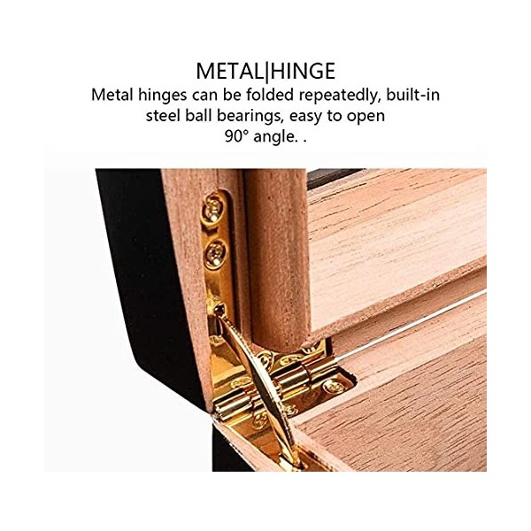 Boîtes À Cigares, Cave À Cigares, Boîte À Cigares en Cèdre, Armoire À Cigares Portable en Pin, Capacité, Légère, Voyage en Bo