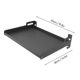Étagère de Routeur Flottante, Support de Projecteur Mural pour Boîtier TV, Lecteur DVD, Caméra, 19,3x14,2 Pouces