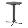 Royal Catering Mange-Debout Mange Debout Table Haute Bistrot Bistro Bar Ronde RC-BIS80FG ø 80 cm, Hauteur de 110 cm, Pliante