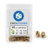 CNC KITCHEN Lot de 100 inserts filetés dorigine M2,5 x 4, sans plomb et sans cadmium
