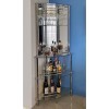 Mango Steam Table Catalina contemporaine moderne pour la maison bar, transparent 