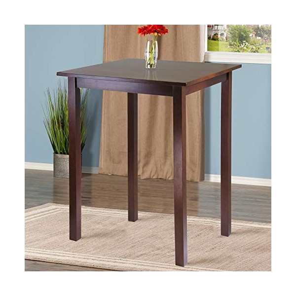 Winsome Bois Massif Parkland Pub Table carrée