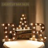 Panneau de bar vintage lumineux avec lettres lumineuses pour bar, chapiteau, accessoires de décoration pour fête, Noël, maria