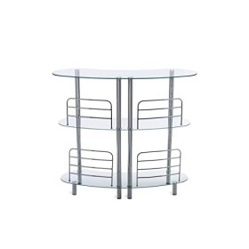 Mango Steam Moderne Table de Bar en Verre