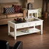 SEI Panorama Cocktail Table – Blanc Cassé