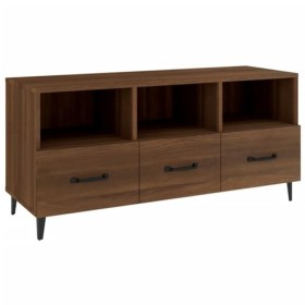 WREWING Meuble TV,Bas Table TV Support de Télévision en Bois pour Salon Chambre Salle à Manger,Support pour Téléviseur Jusqu’