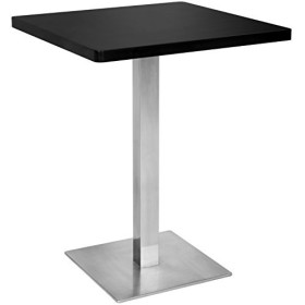 SixBros. Table de Bar Table Bistro Noir 60x60x75 M-BT60/1854