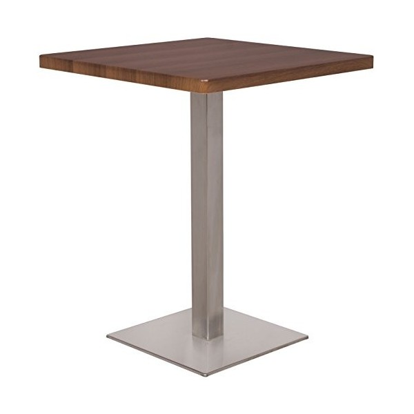 SixBros. Table de Bar Table Bistro Noir 60x60x75 M-BT60/1854