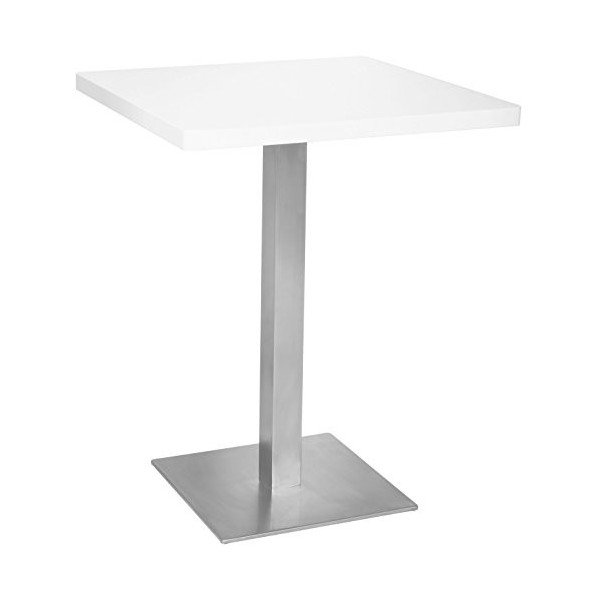 SixBros. Table de Bar Table Bistro Noir 60x60x75 M-BT60/1854