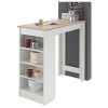 Stella Trading Mojito Table de Bar Moderne, Aspect Comptoir Peu encombrant pour la Cuisine et la Salle à Manger, Bois dingén